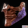1530386 - PBR Game 3D Models - Samurai Mask V 3D Max