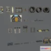 1530434 - PBR Game 3D Models - Sci Fi Asset Pack 2 3D Max
