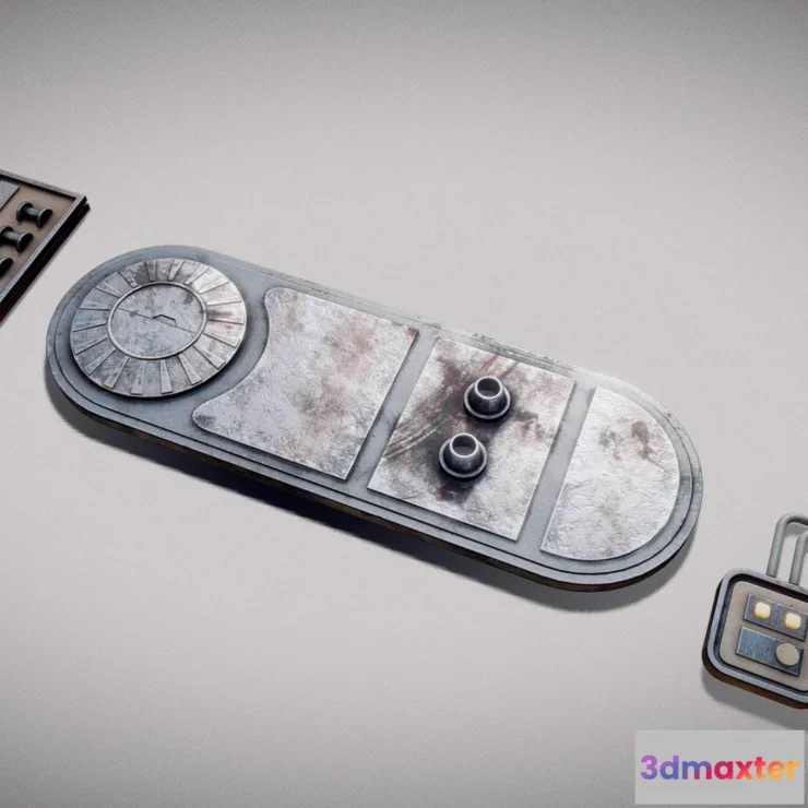 1530470 - PBR Game 3D Models - Sci Fi Props Star Wars Wall Props 2 3D Max