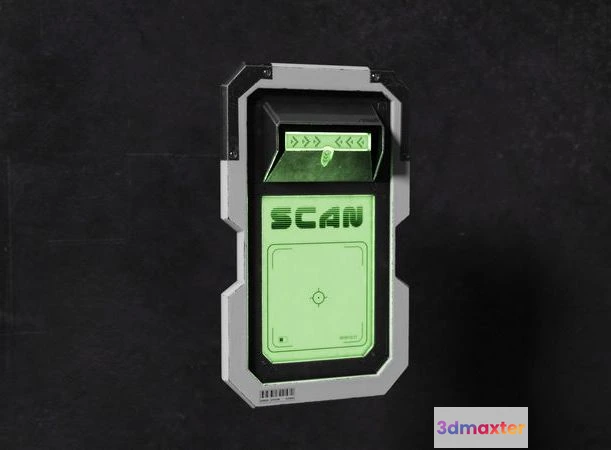 1530478 - PBR Game 3D Models - Sci Fi Scanner Display v5 3D Max