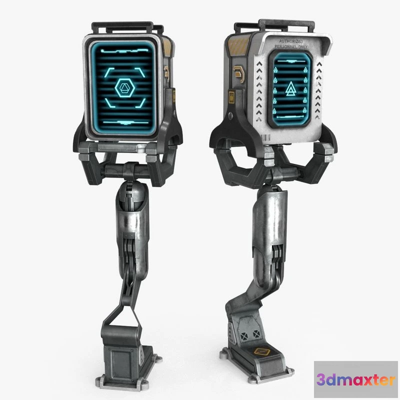 1530492 - PBR Game 3D Models - Sci Fi Terminal v3 3D Max