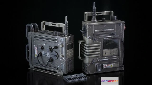 1530522 - PBR Game 3D Models - Sci-Fi Receiver 3D Max