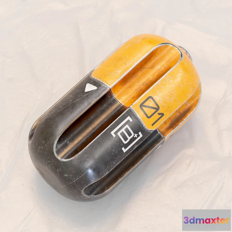 1530528 - PBR Game 3D Models - Sci-fi Smoke Grenade 3D Max