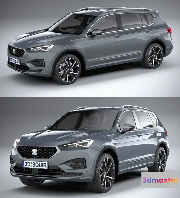 1530562 - PBR Game 3D Models - Seat Tarraco FR 2021 3D Max