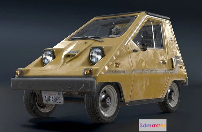 1530564 - PBR Game 3D Models - Sebring-Vanguard Citicar 3D Max