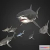 1530622 - PBR Game 3D Models - Shark Pack 3D Max