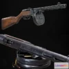 1530640 - PBR Game 3D Models - Shpagin Machine Pistol 1941 3D Max