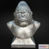 1530656 - PBR Game 3D Models - Silverback Gorilla 3D Max