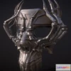 1530700 - PBR Game 3D Models - Skull Mask Iii 3D Max