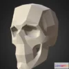 1530702 - PBR Game 3D Models - Skull Planar 3D Max