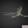 1530714 - PBR Game 3D Models - Sling Tail Lizard Animation 1 3D Max