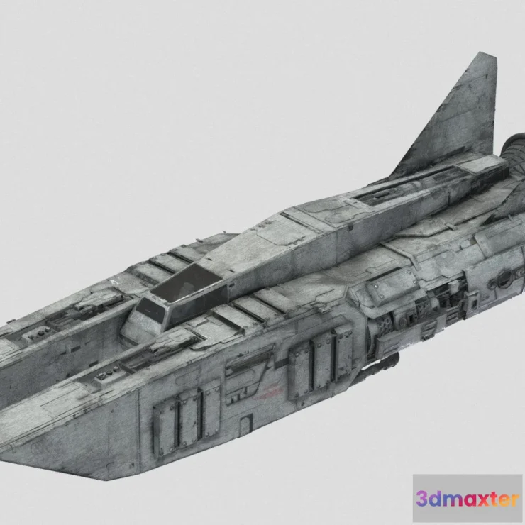 1530716 - PBR Game 3D Models - Slinger Shuttle Star Wars Kimverse 3D Max