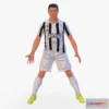 1530750 - PBR Game 3D Models - Soccer Player 1123 3D Max