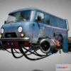1530770 - PBR Game 3D Models - Soviet Flying Car Bukhanka 3D Max