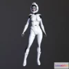 1530780 - PBR Game 3D Models - Space Girl 3D Max