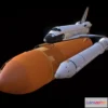 1530782 - PBR Game 3D Models - Space Shuttle 3D Max