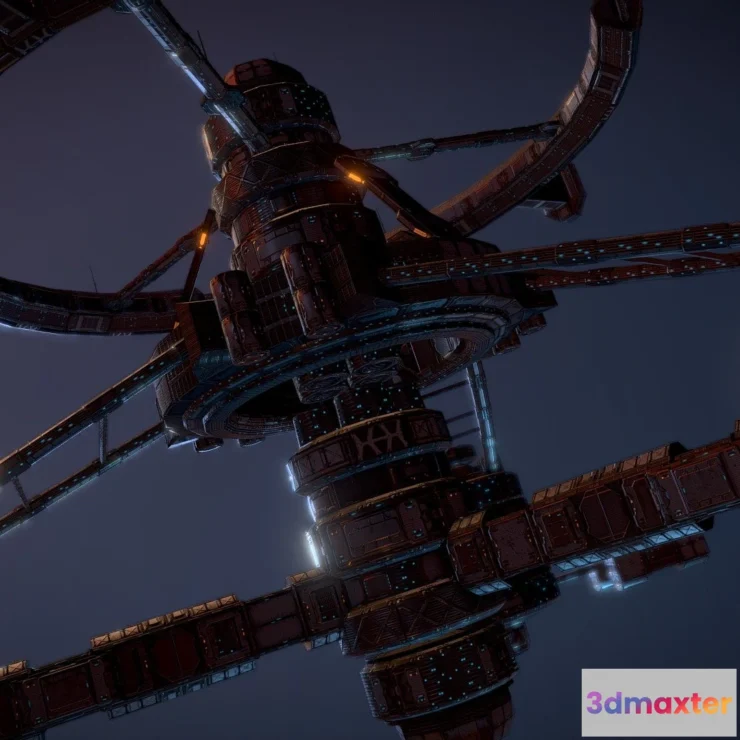 1530784 - PBR Game 3D Models - Space Station 13 3D Max