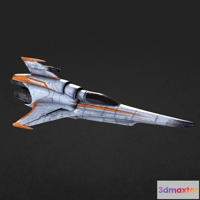 1530802 - PBR Game 3D Models - Spaceship-02 3D Max