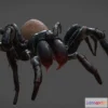 1530842 - PBR Game 3D Models - Spider for vr game 3D Max
