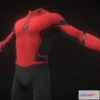 1530848 - PBR Game 3D Models - Spider Man Dark Stark Suit 3D Max