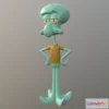 1530884 - PBR Game 3D Models - Squidward Lula Molusco 3D Max