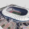 1530894 - PBR Game 3D Models - Stade Olympique De Rades Tunisie 3D Max
