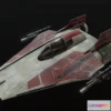 1530908 - PBR Game 3D Models - Star Wars A Wing Rebelsrotj Design Cross (2) 3D Max