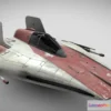 1530912 - PBR Game 3D Models - Star Wars A Wing 3D Max