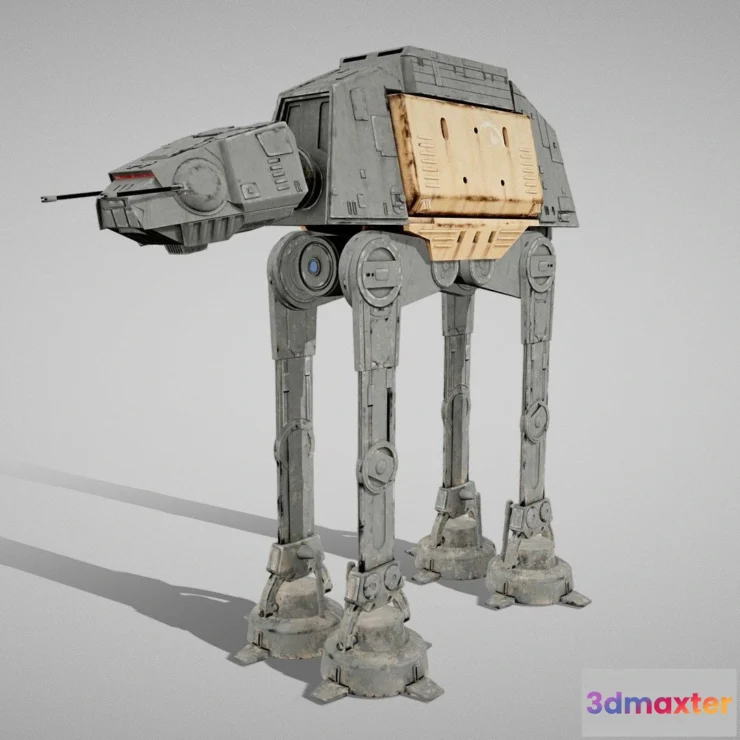 1530916 - PBR Game 3D Models - Star Wars At Act Walker 3D Max