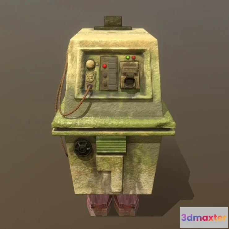 1530932 - PBR Game 3D Models - Star Wars Dn Ld Droid 3D Max