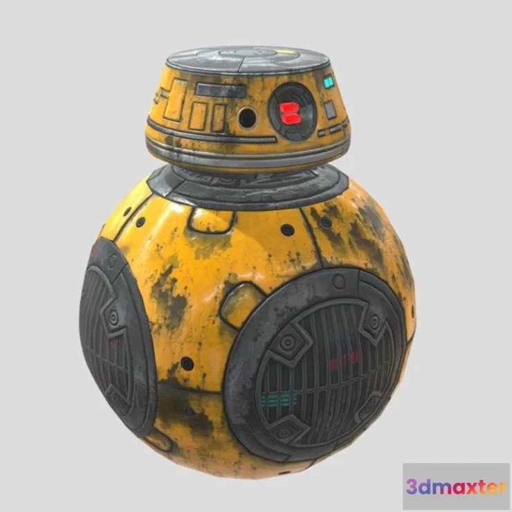 1530944 - PBR Game 3D Models - Star Wars Droid 3D Max