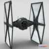 1530952 - PBR Game 3D Models - Star Wars First Order Tie Fighter 3D Max