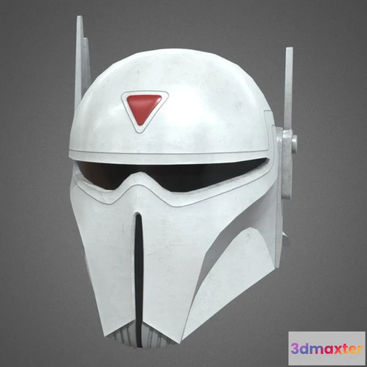 1530970 - PBR Game 3D Models - Star Wars Imperial Super Commando Helmet 3D Max