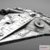 1531000 - PBR Game 3D Models - Star Wars Millenium Falcon Lando 3D Max