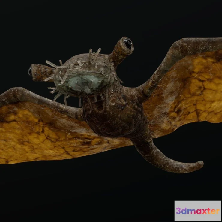 1531006 - PBR Game 3D Models - Star Wars Mynock 3D Max