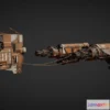 1531018 - PBR Game 3D Models - Star Wars Pod Racer 3D Max