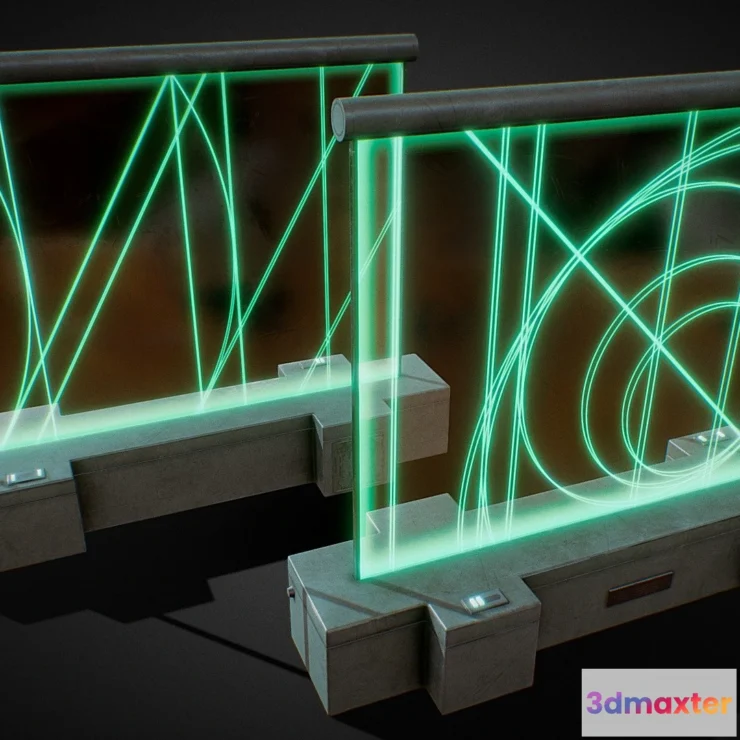 1531026 - PBR Game 3D Models - Star Wars Rebel Base Screens 3D Max