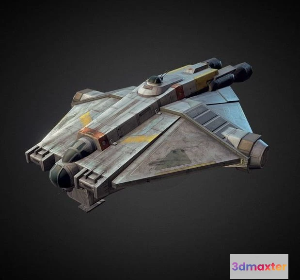 1531032 - PBR Game 3D Models - Star Wars Rebels Ghost 3D Max