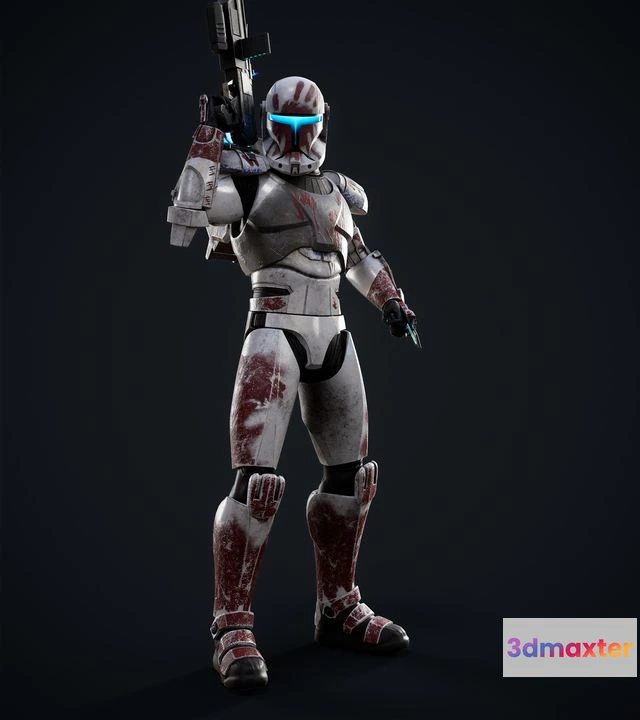 1531038 - PBR Game 3D Models - Star Wars Republic Commando 3D Max