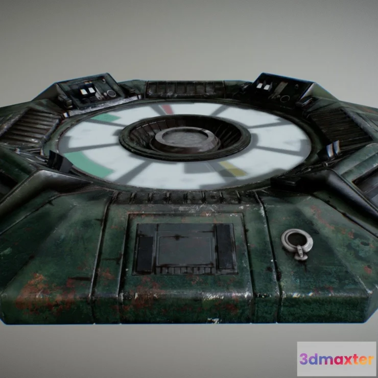 1531040 - PBR Game 3D Models - Star Wars Resistance Holo Table 3D Max