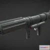 1531046 - PBR Game 3D Models - Star Wars Rpc 2 Rocket Launcher 3D Max