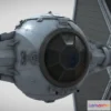 1531066 - PBR Game 3D Models - Star Wars Tie Fighter 3D Max
