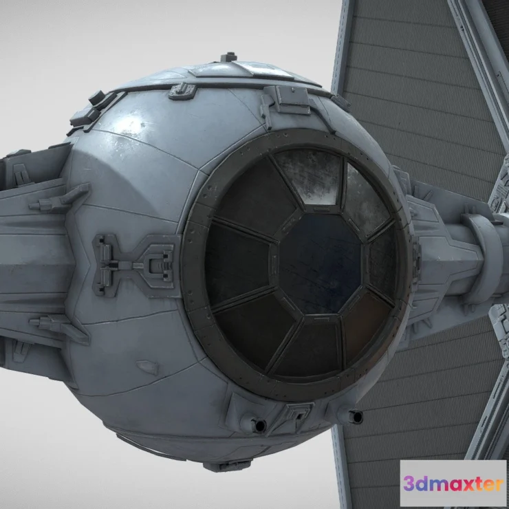 1531066 - PBR Game 3D Models - Star Wars Tie Fighter 3D Max