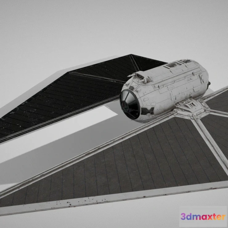 1531072 - PBR Game 3D Models - Star Wars Tie Striker 3D Max