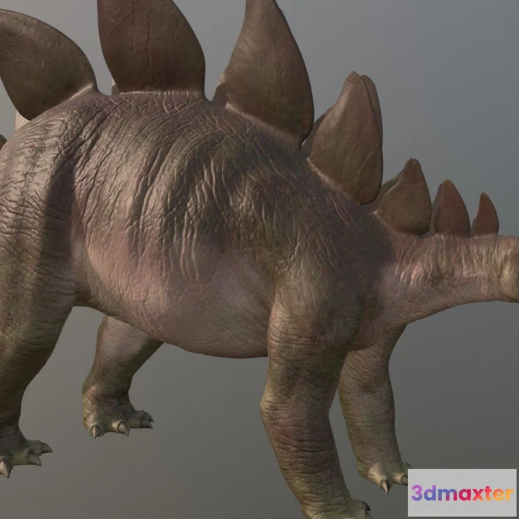 1531110 - PBR Game 3D Models - Stegosaurus 3D Max