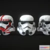 1531122 - PBR Game 3D Models - Stormtrooper Helmets 3D Max