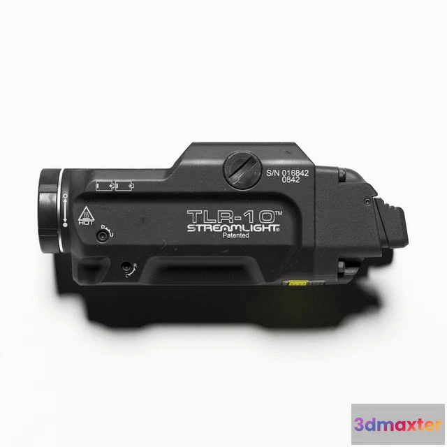 1531130 - PBR Game 3D Models - Streamlight TLR-10 3D Max