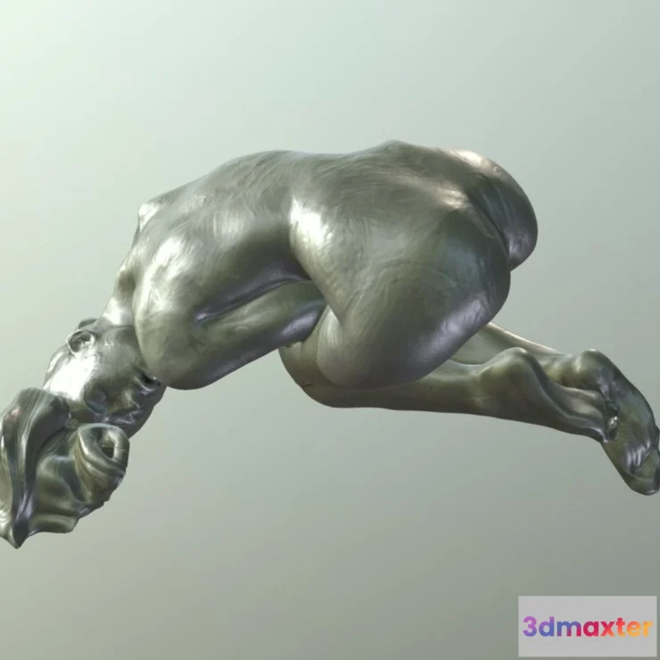 1531146 - PBR Game 3D Models - Study After Rodin Danaide06 3D Max