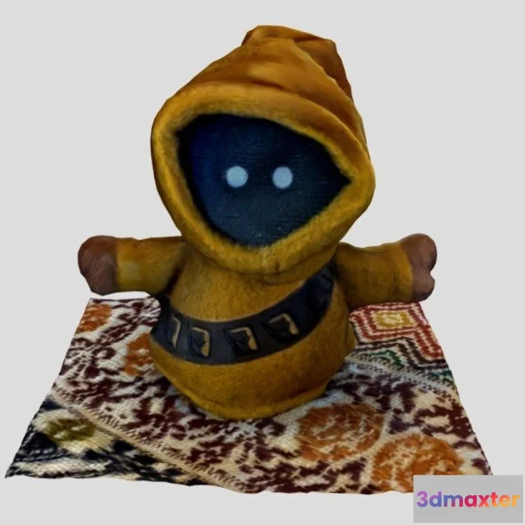 1531152 - PBR Game 3D Models - Stuffed Jawa Plush 3D Max