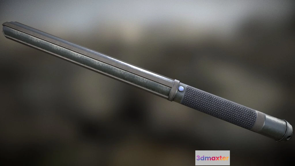 1531154 - PBR Game 3D Models - Stun Baton Kotor 3D Max